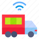 smart, logistics, truck, network, transportation