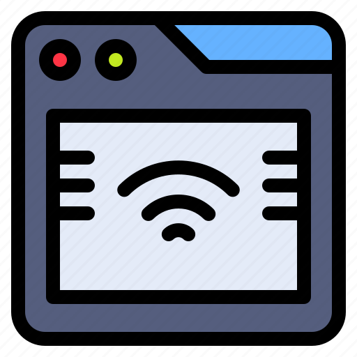 Website, browser, wifi, webpage icon - Download on Iconfinder