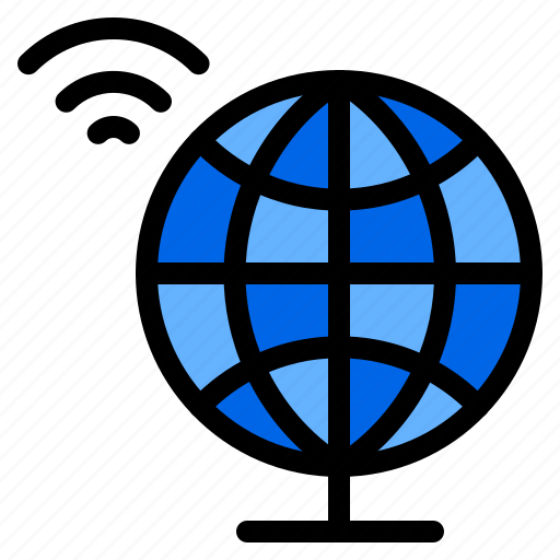 Internet, web, communication, online, globe icon - Download on Iconfinder