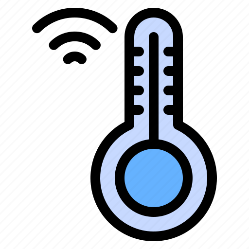 Weather, smart, thermometer, wifi, temperature icon - Download on Iconfinder