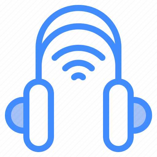 Wifi, signal, phone, headphone, music, wireless icon - Download on Iconfinder