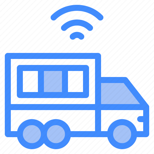 Transportation, truck, smart, network, logistics icon - Download on Iconfinder