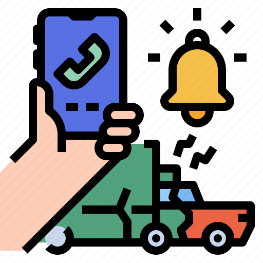 Crash, accident, vehicle, car, smartphone icon - Download on Iconfinder