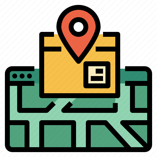 Application, package, map, tracking, gps icon - Download on Iconfinder