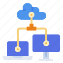 cloud, sharing, storage, server, computer