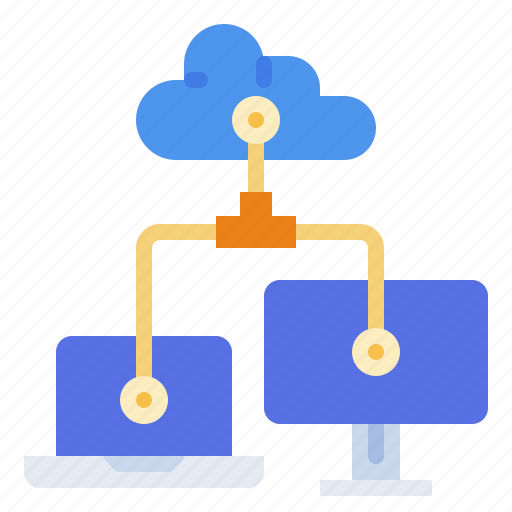 Cloud, sharing, storage, server, computer icon - Download on Iconfinder