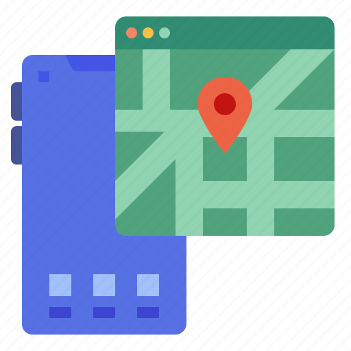 Map, application, tracking, gps, location icon - Download on Iconfinder
