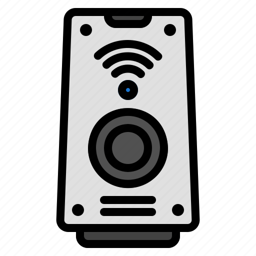 Speaker, audio, music, sound, wireless, smart, voice control icon - Download on Iconfinder