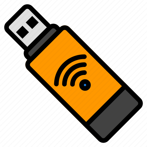 Usb, connection, drive, internet, wireless, memory stick, pendrive icon - Download on Iconfinder