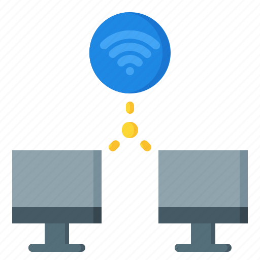 Wifi, connection, signal, network, server, data, database icon - Download on Iconfinder