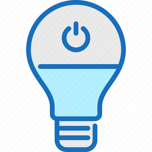 Smart, bulb, lamp, home, technology, internet, things icon - Download on Iconfinder