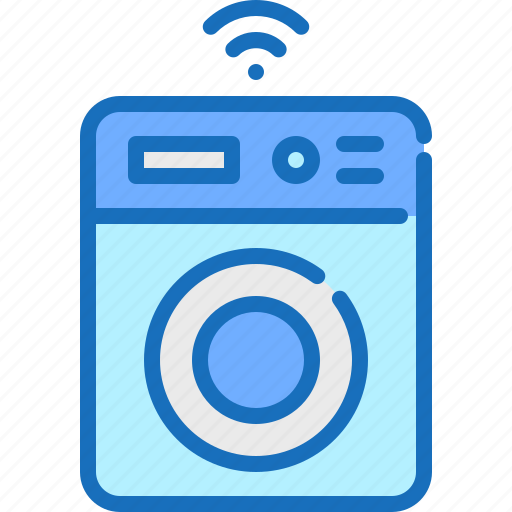 Washing, machine, smart, technology, internet, of, things icon - Download on Iconfinder