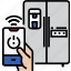 refrigerator, application, smart, fridge, appliances, iot, internet, of, things 