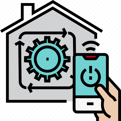 Building, house, home, automation, internet, of, things icon - Download on Iconfinder