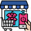 shop, supermaket, application, shopping, store, retail, internet, things 