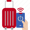 luggage, travel, smart, bag, internet, of, things