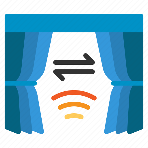 Curtain, internet, iot, things, wifi icon - Download on Iconfinder