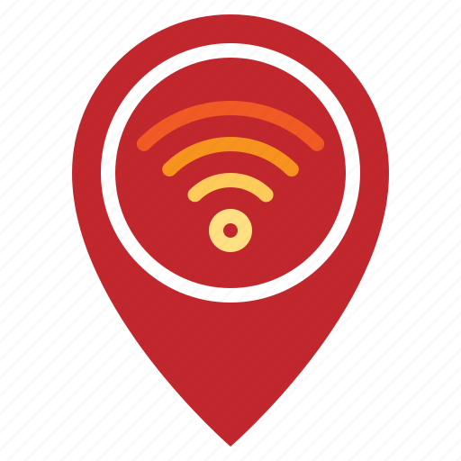Internet, iot, location, placeholder, wifi icon - Download on Iconfinder