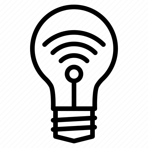Internet, iot, lightbulb, things, wifi icon - Download on Iconfinder