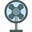 fan, cooling, summer, living, appliance