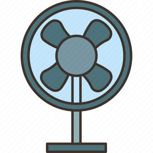 Fan, cooling, summer, living, appliance icon - Download on Iconfinder