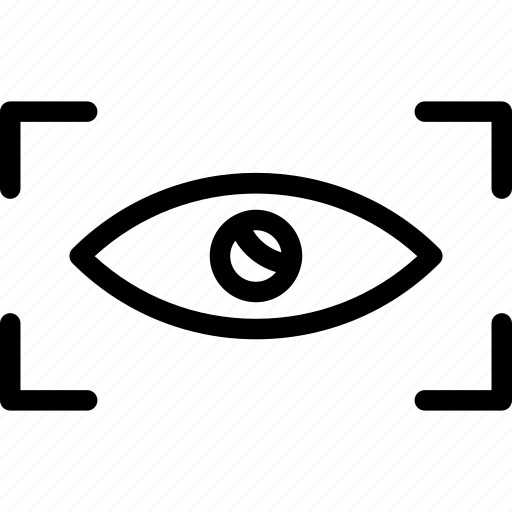 Retina, scan, eye, biometric, identification icon - Download on Iconfinder