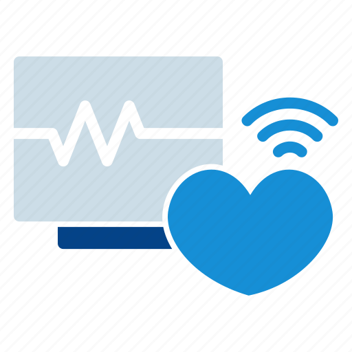 Heart, rate, monitor, cardiogram, electrocardiogram, healthy, pulse icon - Download on Iconfinder