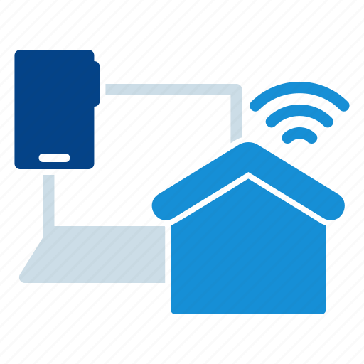 Smart, home, smarthouse, smarthome, house, buildings, wifi icon - Download on Iconfinder