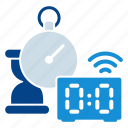 time, digital, clock, watch, wifi, timer, technology