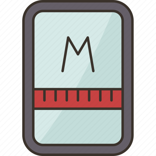 Meters, measurement, scale, precise, tool icon - Download on Iconfinder