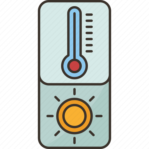 Thermostat, temperature, indoor, control, home icon - Download on Iconfinder