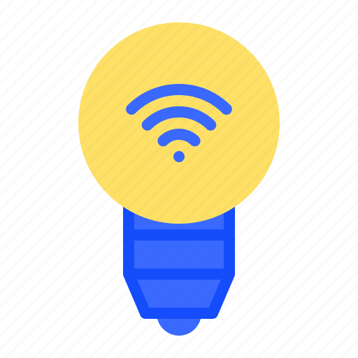Lamp, smart lamp, electricity, lightbulb, iot, internet of things icon - Download on Iconfinder