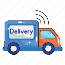 delivery, smartphone, online, fast, transportation