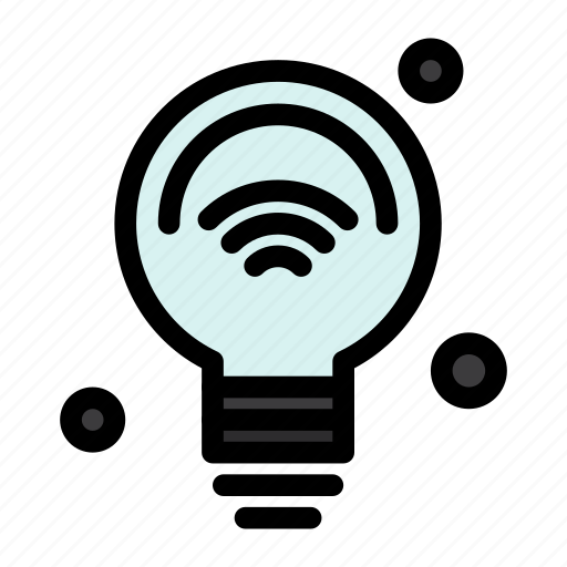 Bulb, internet, iot, of, things, wifi icon - Download on Iconfinder