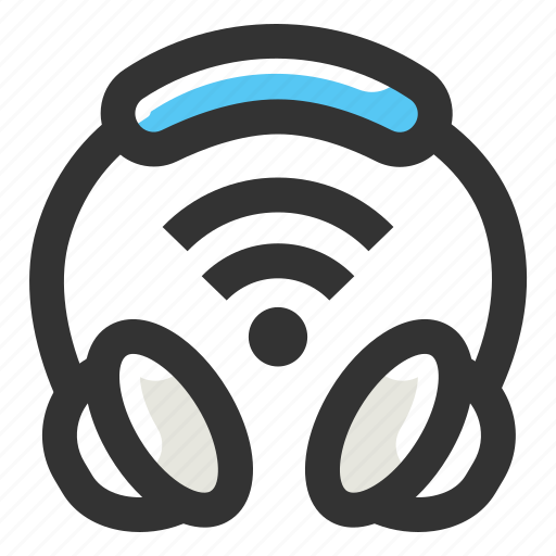Communication, headphone, iot, wifi signal, wireless icon - Download on Iconfinder