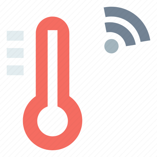 Hot, internet of things, iot, thermometer, weather forecast icon - Download on Iconfinder