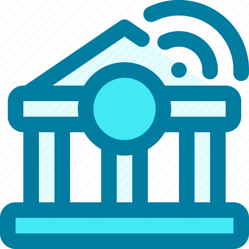 Bank, banking, buildings, finance, internet, internet of things, online icon - Download on Iconfinder