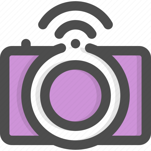 Camera, digital, electronics, internet, internet of things, smart, technology icon - Download on Iconfinder