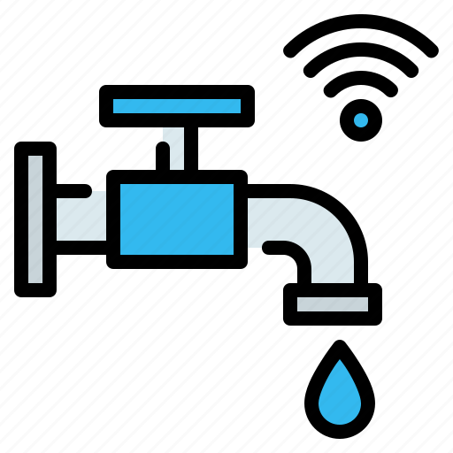 Bathroom, faucet, internet of things, smart, tap, water icon - Download on Iconfinder