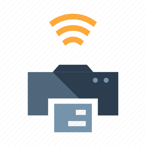 Internet of things, print, printer, remote printer, technology, wifi, wireless icon - Download on Iconfinder
