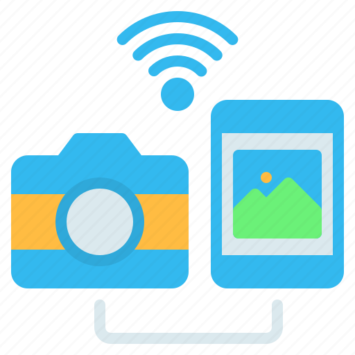 Camera, file transfer, internet of things, mobile, photo, transfer icon - Download on Iconfinder