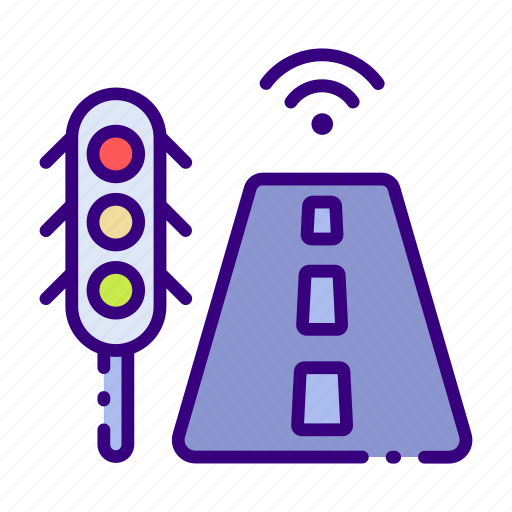 Asphalt, parking, traffic, lamb, smart, home, wifi icon - Download on Iconfinder
