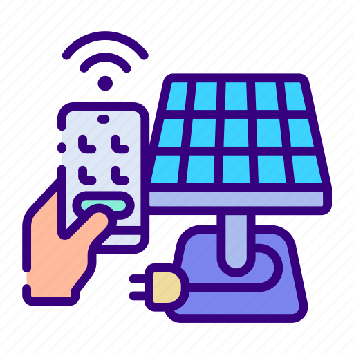 Solar, panel, network, smart, home, energy, technology icon - Download on Iconfinder