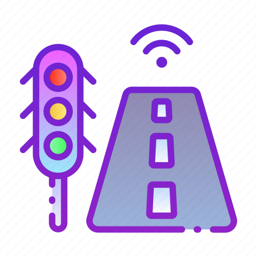 Asphalt, parking, traffic, lamb, smart, home, wifi icon - Download on Iconfinder