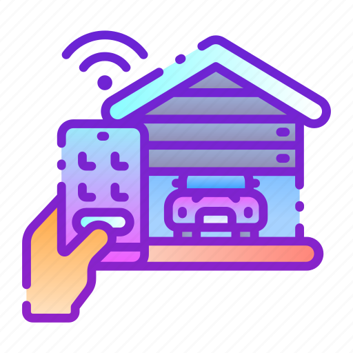 Smart, home, wifi, remote, control, garage, car icon - Download on Iconfinder