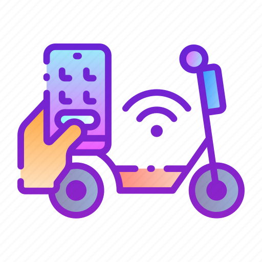 Smart, home, wifi, remote, control, scooter icon - Download on Iconfinder