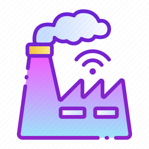 Smart, industry, internet, of, things, iot, factory icon - Download on Iconfinder