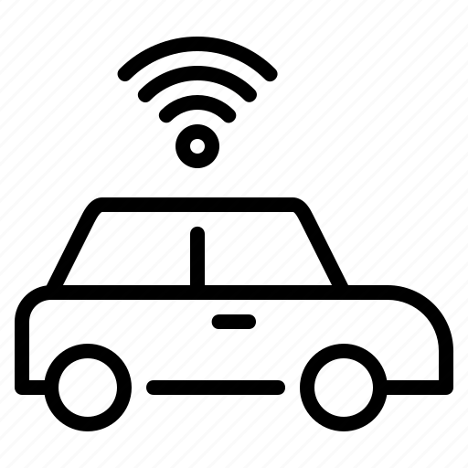 Car, electric car, internet of things, smart, smart car, wifi icon - Download on Iconfinder