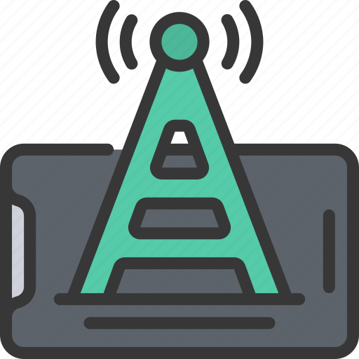Cell, phone, tower, tech, iot, mobile, signal icon - Download on Iconfinder
