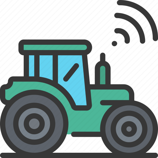 Smart, farming, tech, iot, tractor, vehicle icon - Download on Iconfinder